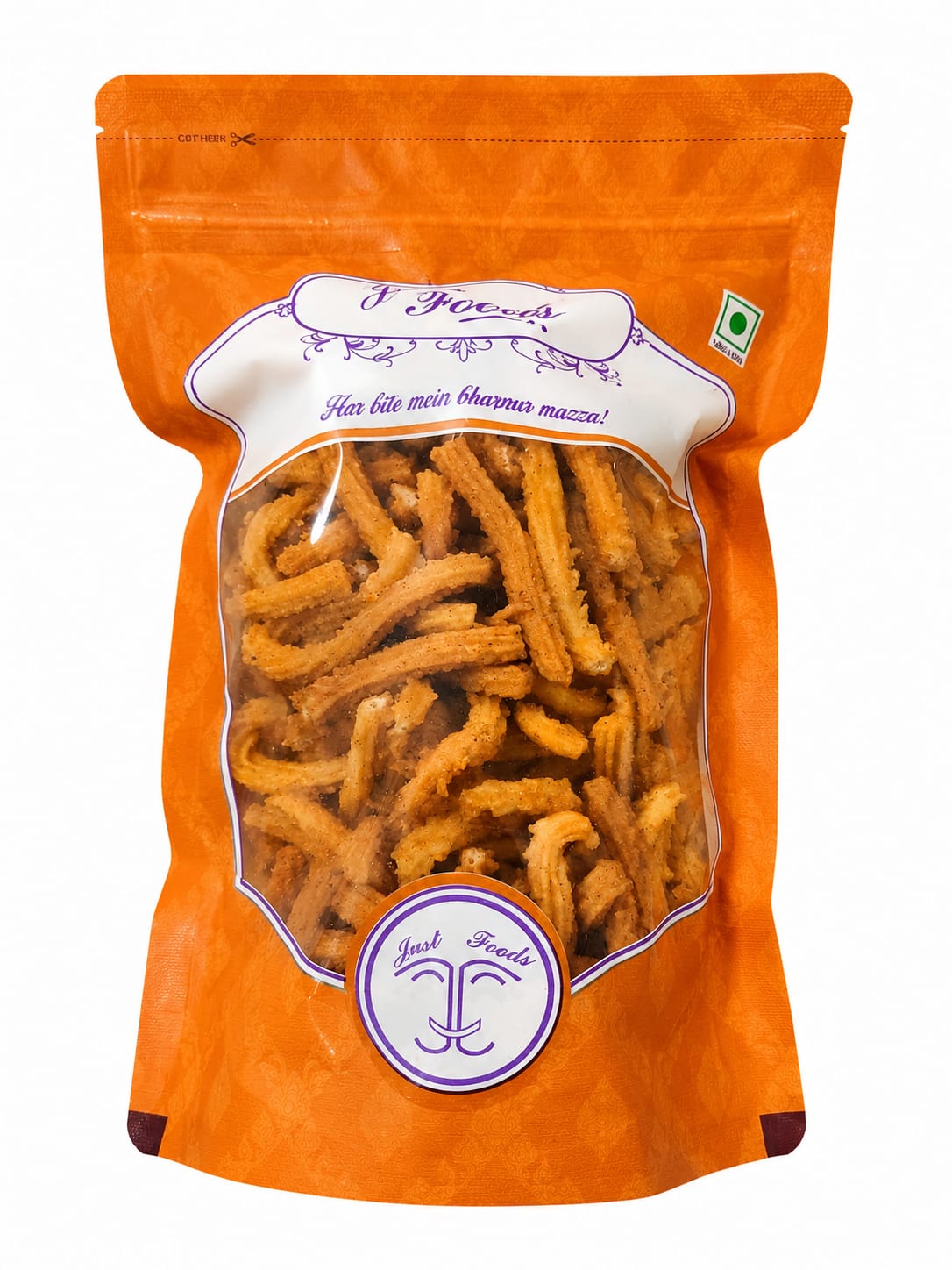 Just Foods Schezwan Chakli pack